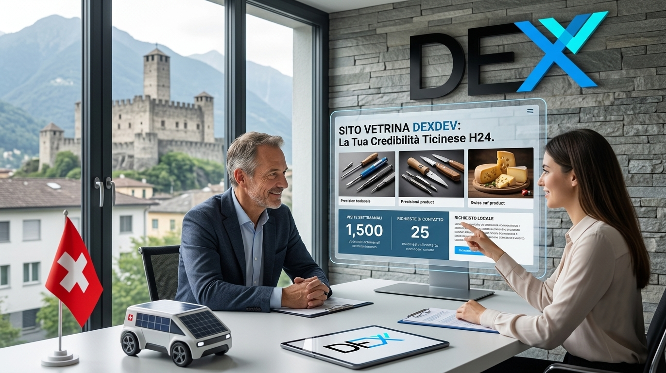 Sito Vetrina nel 2026: L'Investimento Indispensabile per la Tua PMI in Ticino