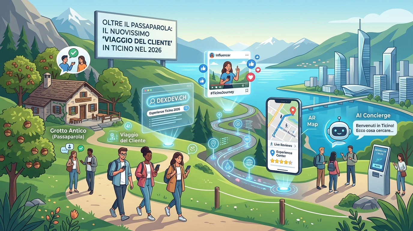 Oltre il Passaparola: Il Nuovissimo "Viaggio del Cliente" in Ticino nel 2026